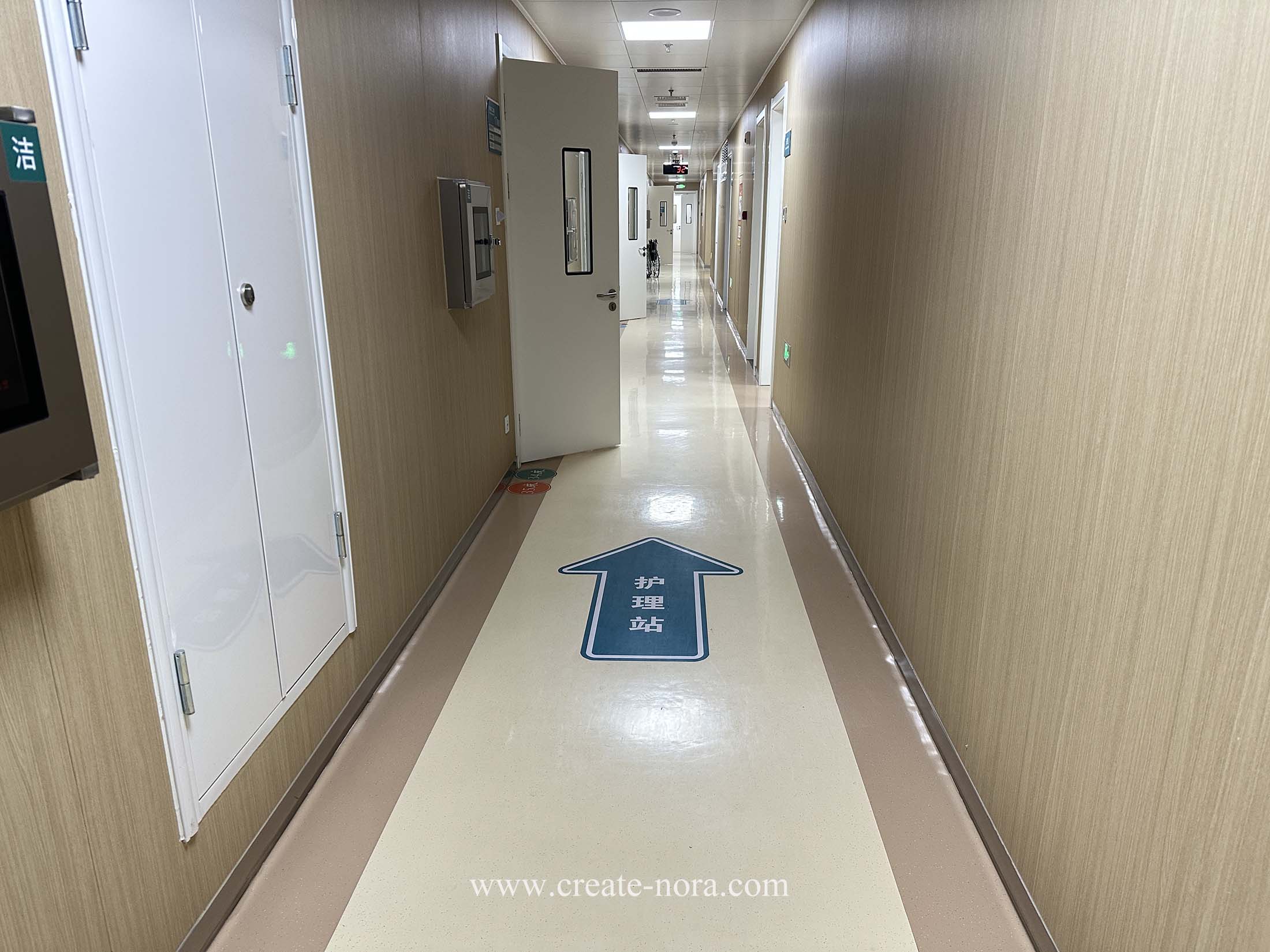 the photo of nora rubber flooring in Shanxi Bethune Hospital 12